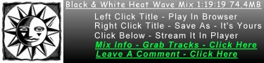 Black & White Heatwave Banner